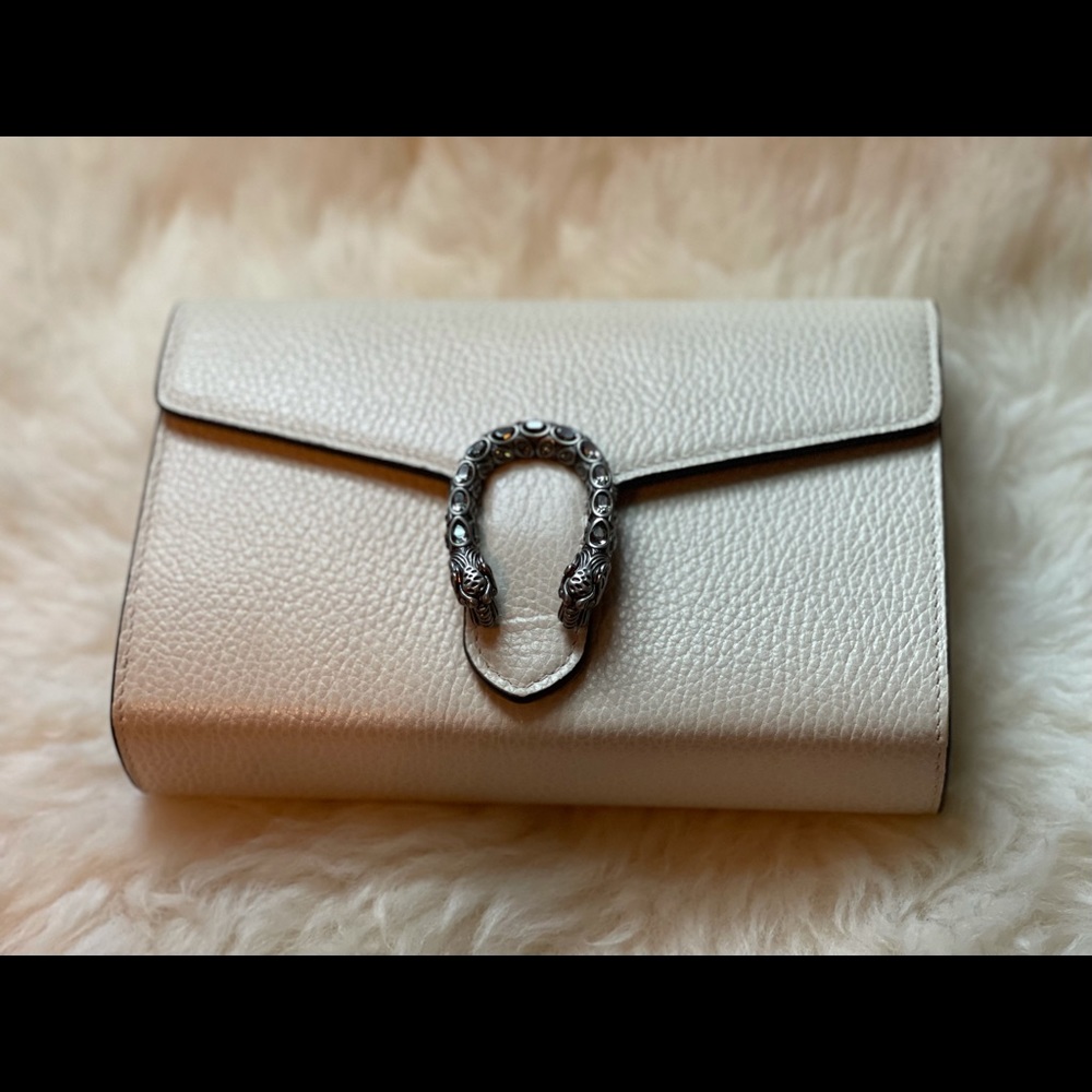 Gucci Dionysus ivory Mini leather chain bag